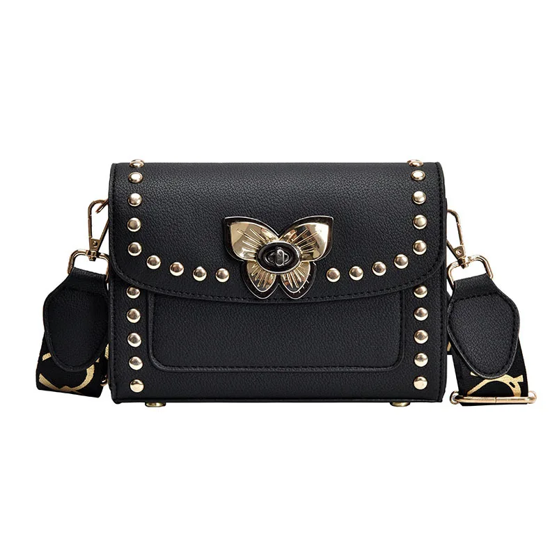 

stylish handbags New trend single shoulder bag joker minority butterfly lock cross-body bag, Available in 4 colors with color card