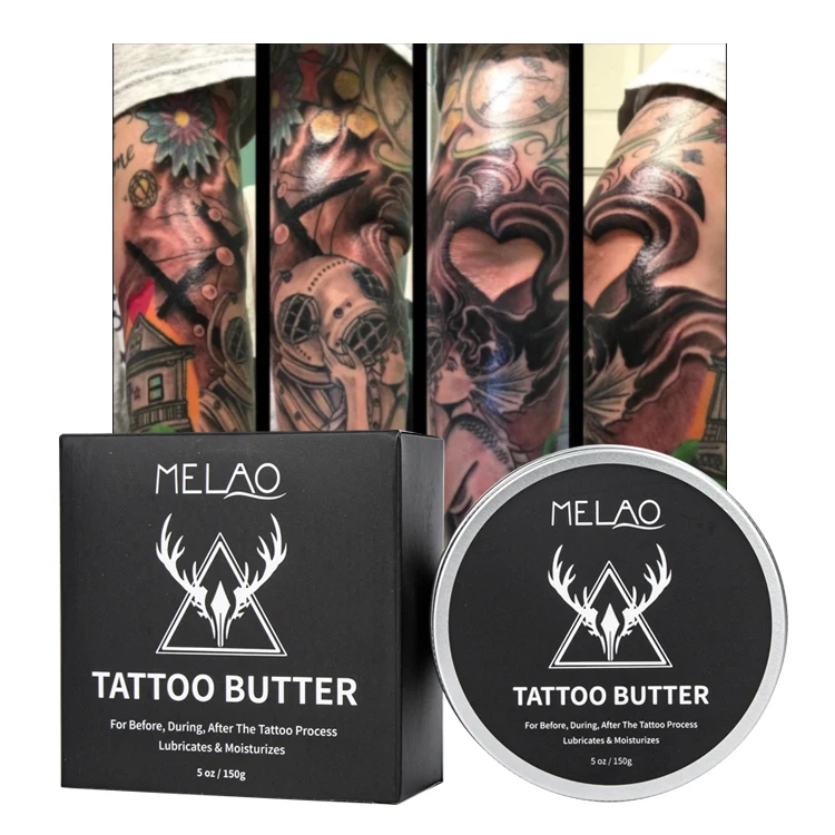 

Wholesale Private Label Organic Vegan Tattoo Aftercare Tattoo Butter for Tattoo Process cream