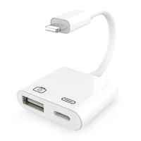 

Light-ning OTG Adapters 2 in 1 USB 2.0 Camera Reader Cable Adapter for iPhone products