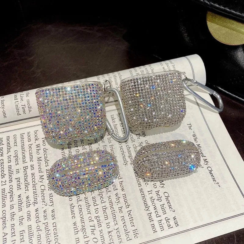 

bling diamonds glitter hard case for apple airpods