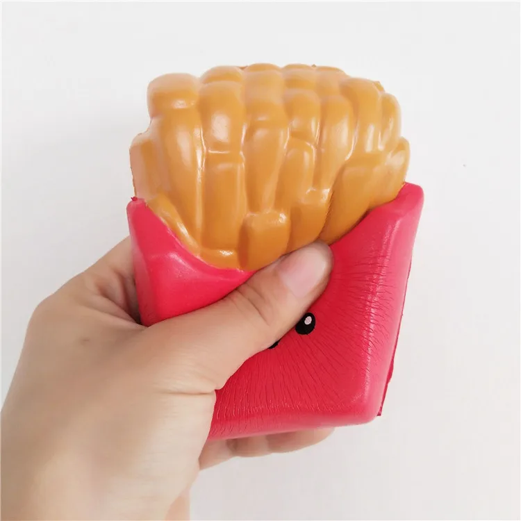 Squishy kawaii 12CM french fries Cream Scented Squeeze 6 Second Slow Rising Toy 