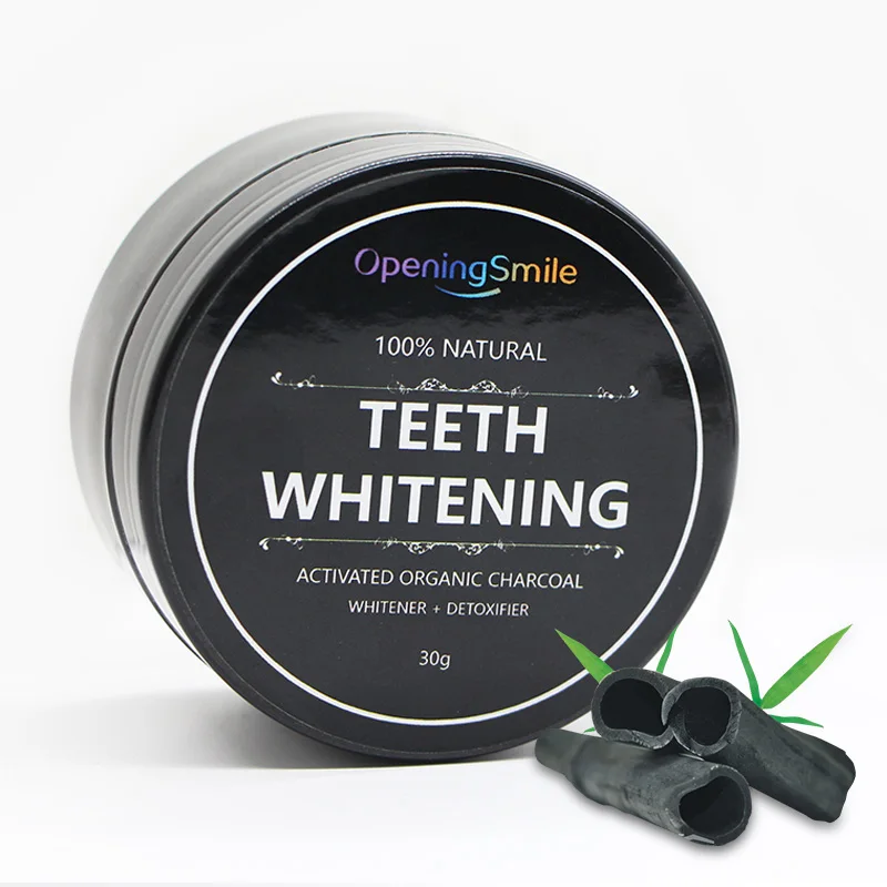 

Oral teeth care cleaning activated charcoal tooth cleaner tooth whitener natural coconut shell teeth whitening charcoal powder, Black