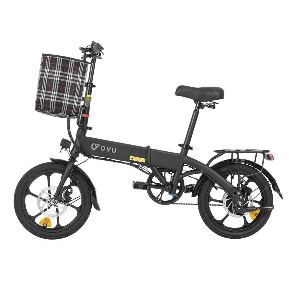 

Folding Electric Bicycle 36 volt Removable Battery 16inch Ebike 25km/h Adult City Bike electric hybrid bike down tube