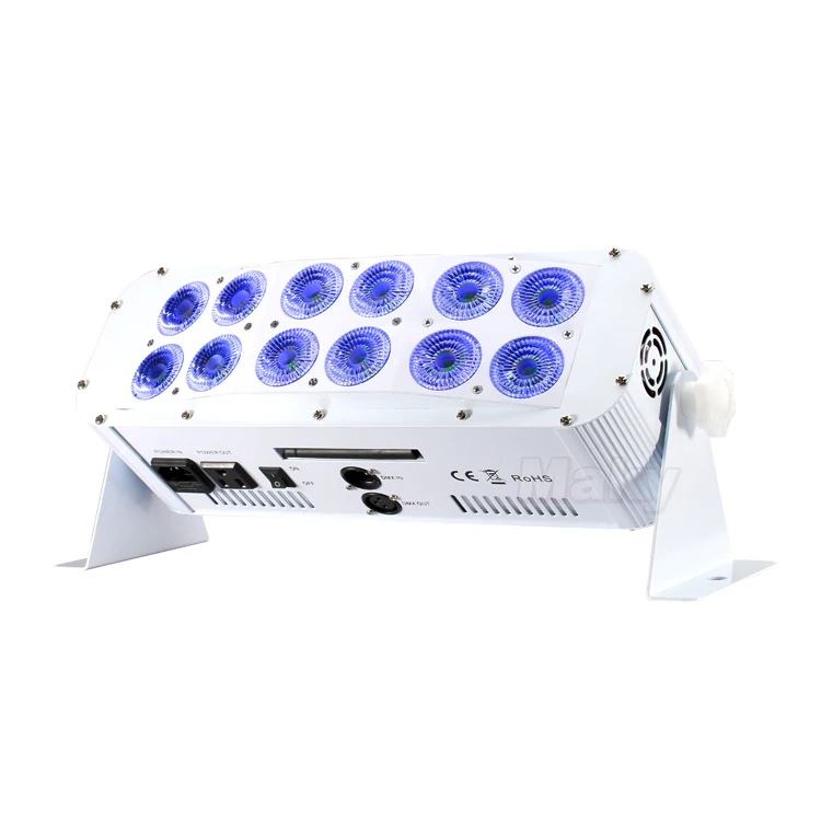 

12x18W WIFI App+2.4G WDMX+ IR remote control Wash uplights(White)