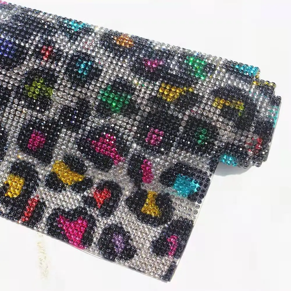 

Rhinestone decorative strip DIY clothing side sticky diamond set diamond handmade jewelry crystal sparkle diamond