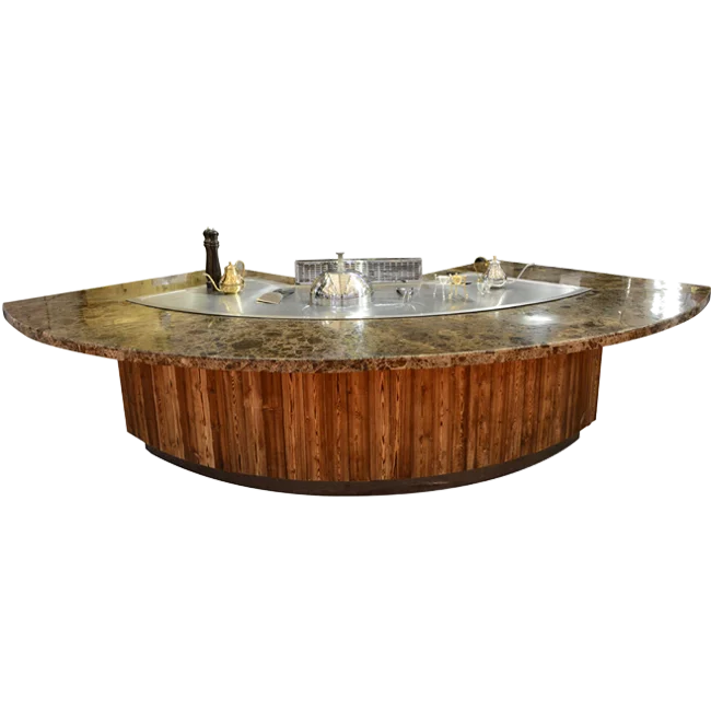 

Semi-Circle Teppanyaki Hibachi for Restaurant and Hotel and Home
