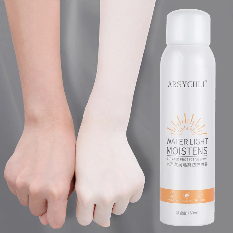 

ARSYCHLL Natural Herbal Skin Care Moisture Sunblock UV Protection Whitening Sunscreen Spray, Multi colors