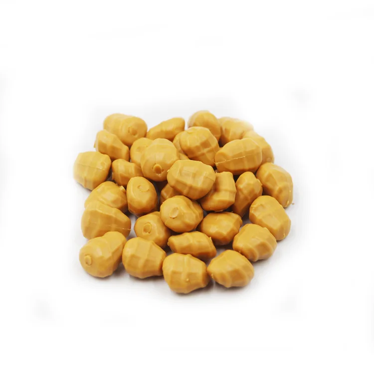 

China wholesale carp fishing bait artifical plastic tiger nuts brown yellow color