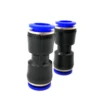 Plastic hose fittings m6 pvc pipe fittings 6MM Adapters Union quick connect air fittings