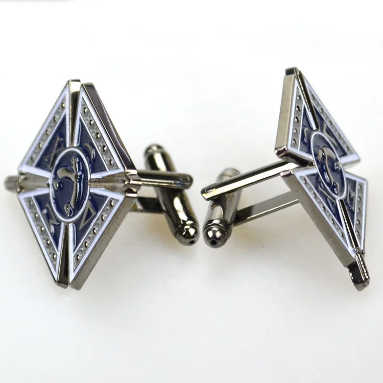 Artigifts high quality blanks wholesale stainless steel men fashion luxury gemstone cufflinks 