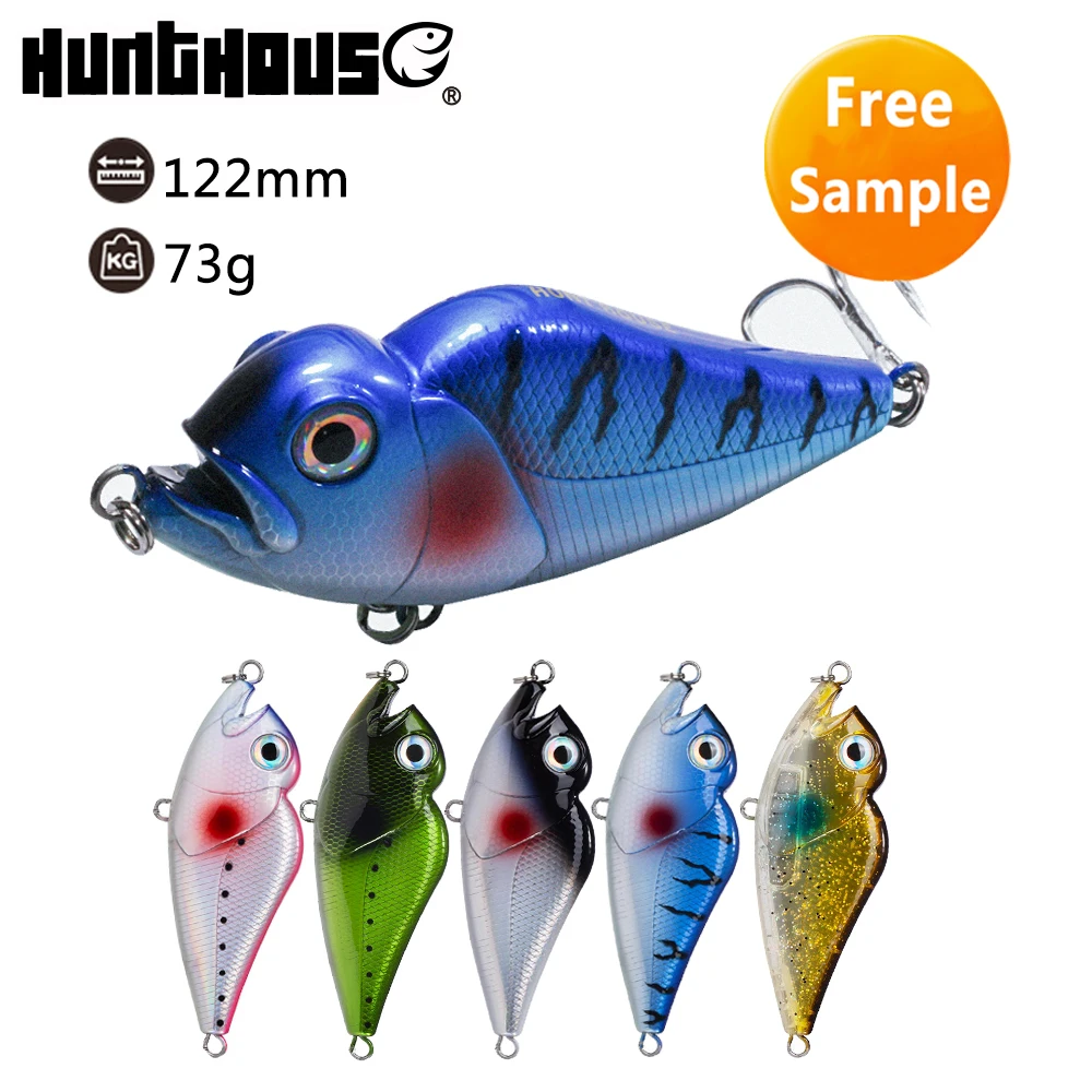 

classical customized blank clear Hunthouse jerkbait stickbait sinking 122mm 73g snappers GT VIB lure fishing lure, 8 colors