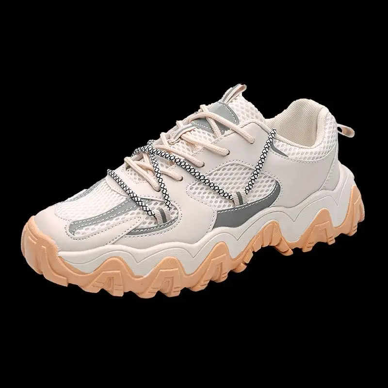 

New models fashion luminous casual sports men shoes, Beige,grey