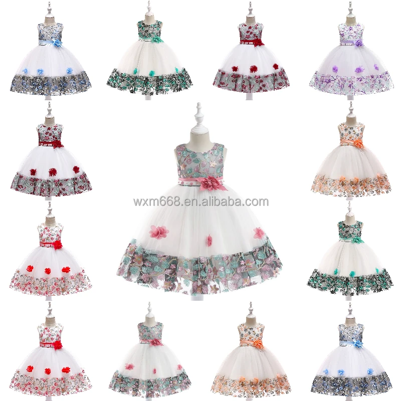 

Girls' Embroidered Princess Dresses for Birthday Party Dresses Wholesale and Cheap Dresses