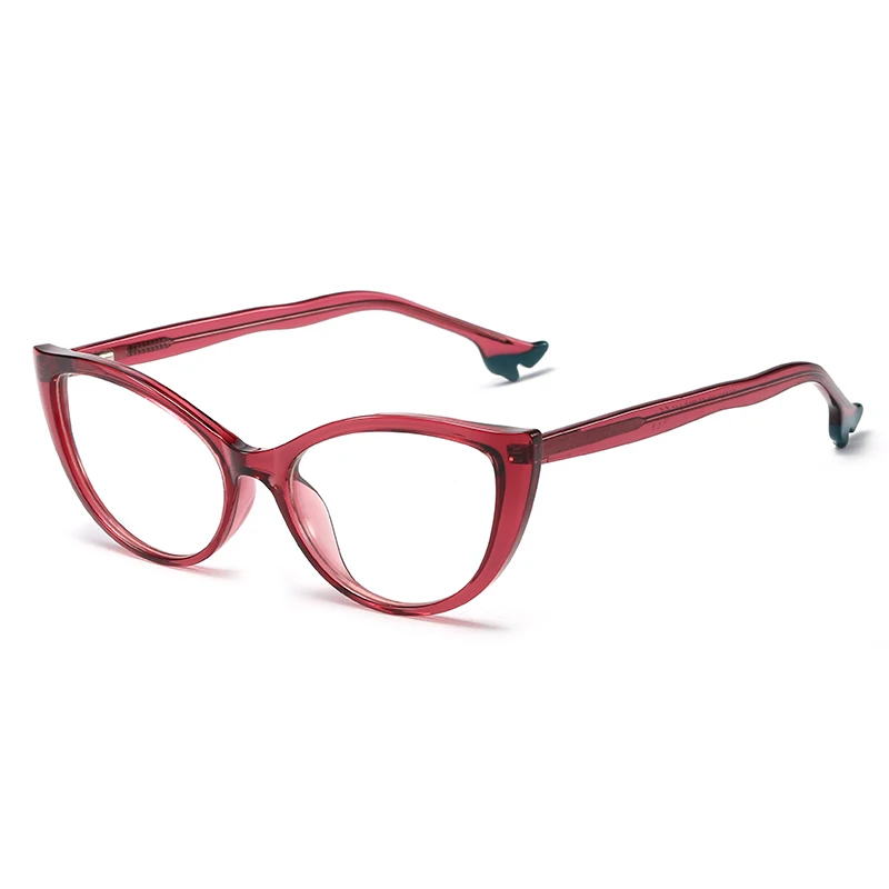 

SHINELOT 93366 New Arrival Good Quality Glasses Frames TR90 Personality Mirror Legs Fit Prescription Optical For Women