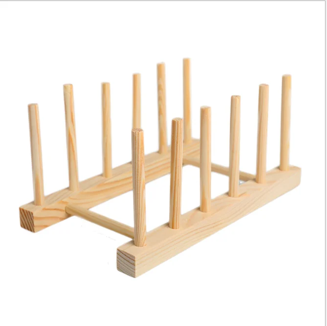 

Wood Dish Rack Drain Kitchen Tool Storage Holders & Racks Folding Rack Eco-friendly Sundries Standing Type Single