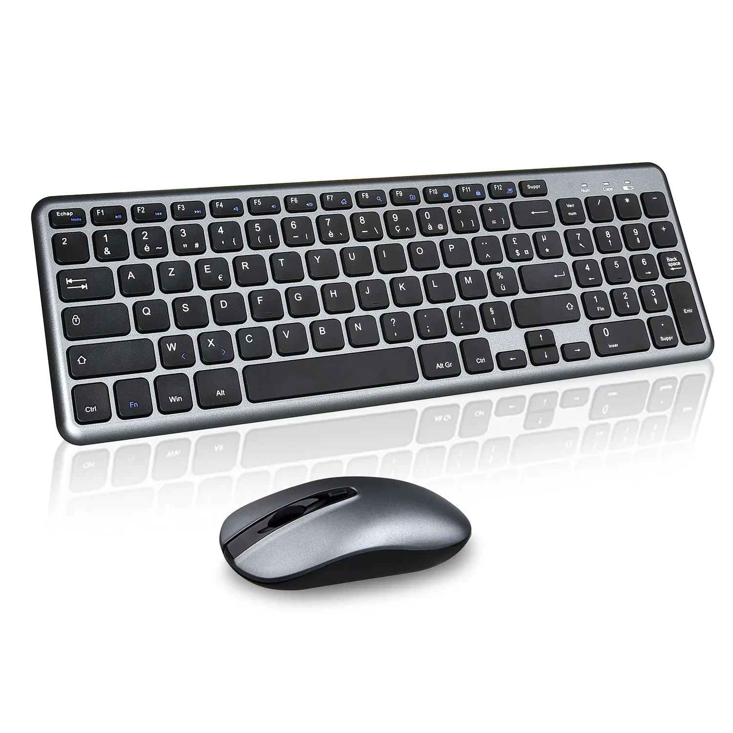 

promotional factory price gifts black mini BT+2.4G wireless keyboard for tablet pc with 95keys and chargeable lithium battery, Black;white;custom-made