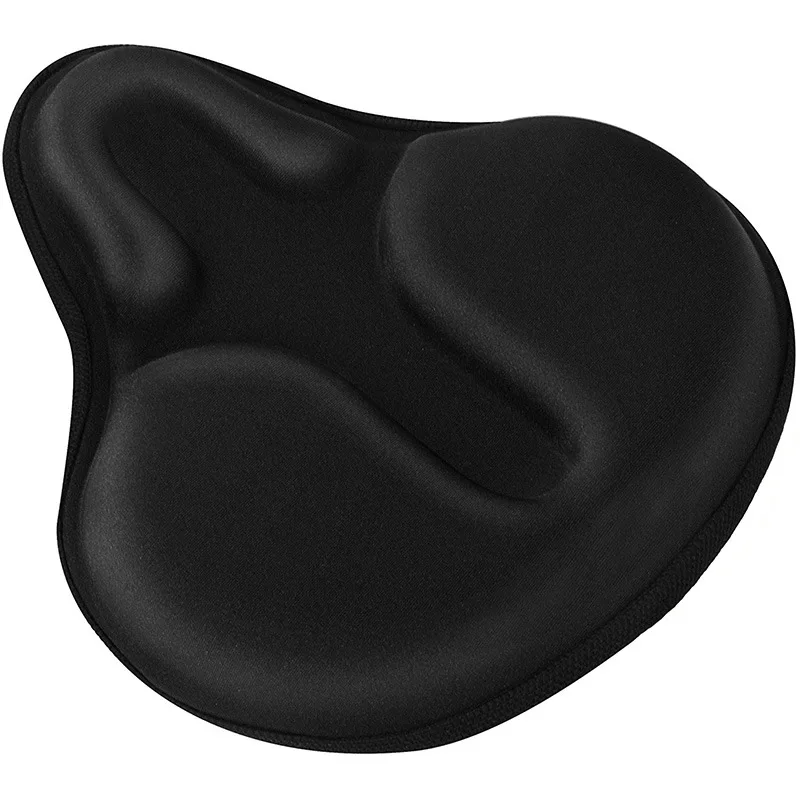 

Bicycle Accessories 3D Soft Thickened Bicycle Cushion Seat Cover Mountain Bike Cycling Pad Comfortable Foam Seat Saddle Cover, Black