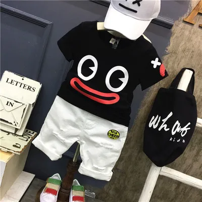 

Hot sale summer joker cartoon patterns clothing korean children clothes for boys