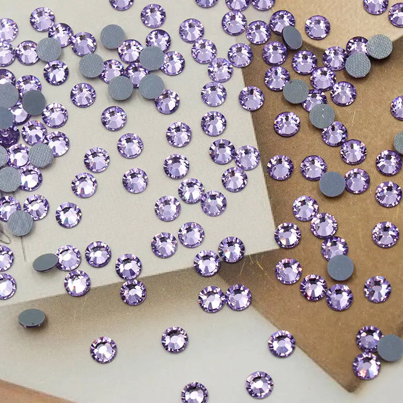 

Paso Sico Wholesale Glass Flatback Hot Fix Adhesive Back Rhinestones for Shiny Dancing Dress