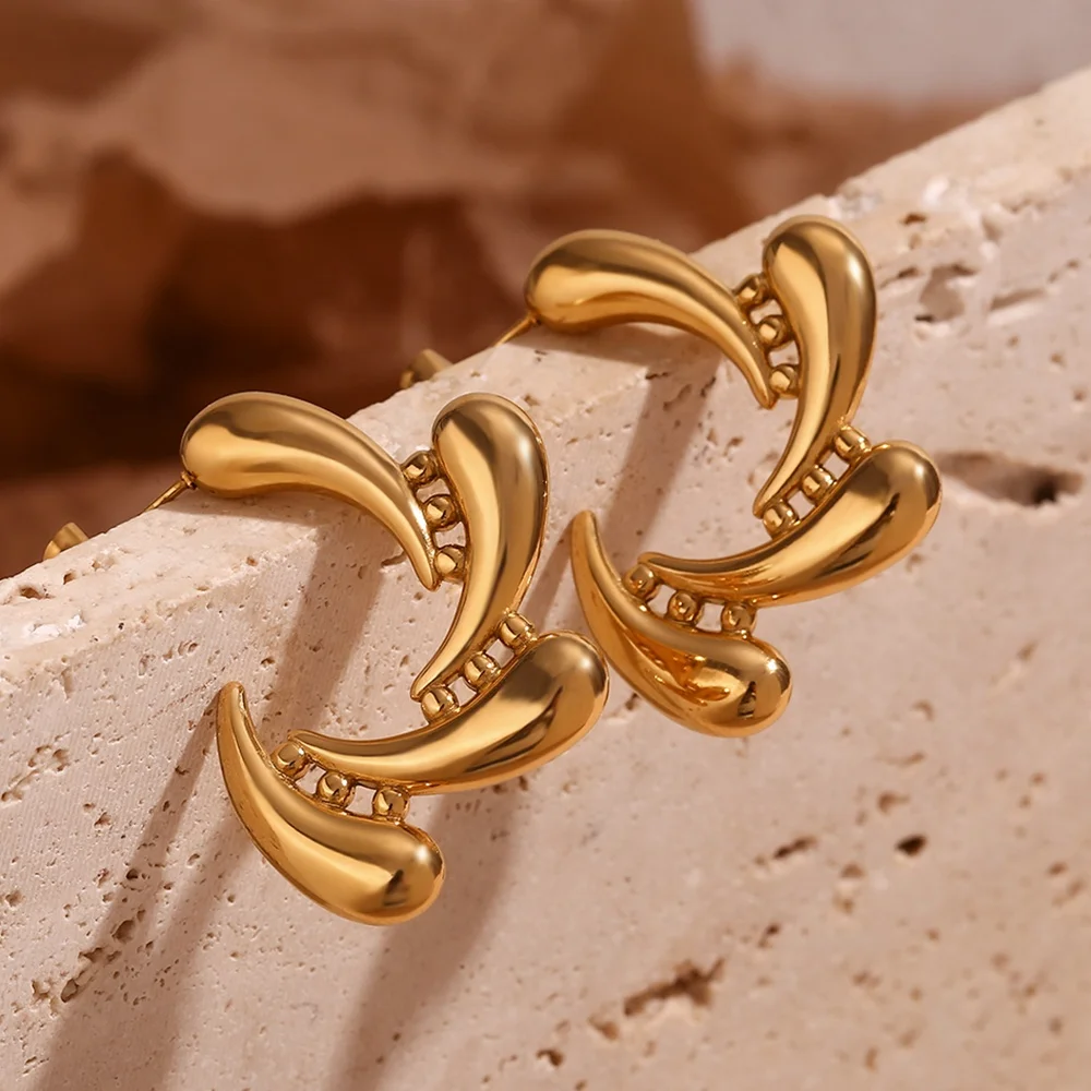 

Dainty Water Drop Stud Earrings For Women Tarnish Free Jewelry Stainless Steel Gifts For Women