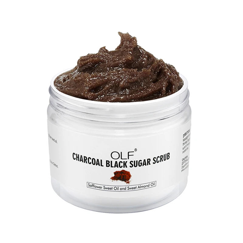 

Skin Care Manufacturer Charcoal Black Sugar Best Body & Face Scrub