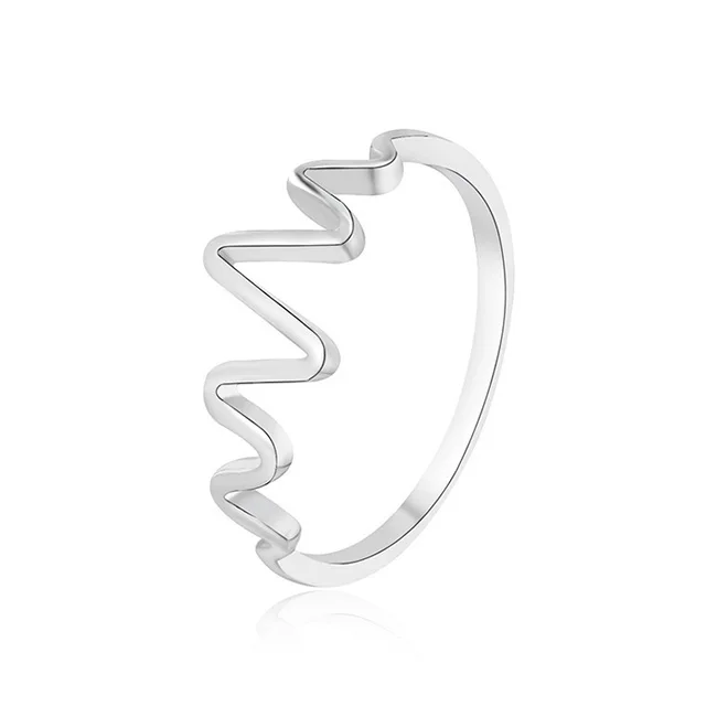 

Fashion women wedding engagement 925 silver ring