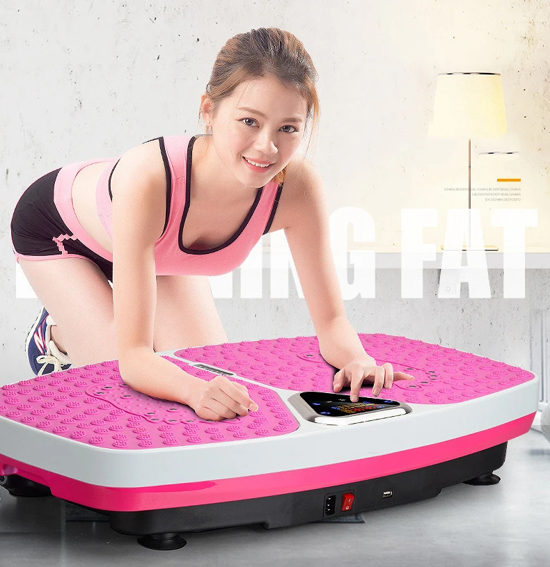 

Adjustable levels vibration plate 99 levels whole body vibration plate LCD display fit massage trainer vibration plate workout