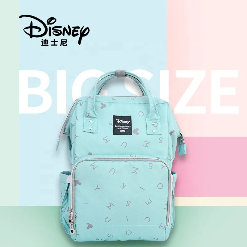 

2021 Disney FAMA Factory Fashion Mommy Bag Mickey Minnie Shoulder Backpack Travel Mummy Diaper Backpack, Colors optional