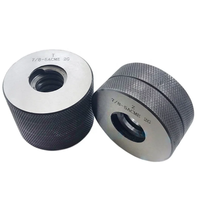 High Precision Trapezoidal Stub Acme Thread Plug Gauge Acme Thread Ring