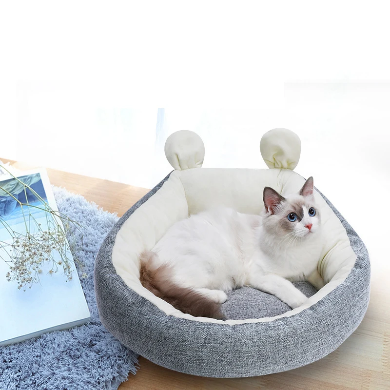 

Durable Using Cheap Cute Plush Waterproof Anti Anxiety Memory Foam Cat Dog Sofa Bed, As picture