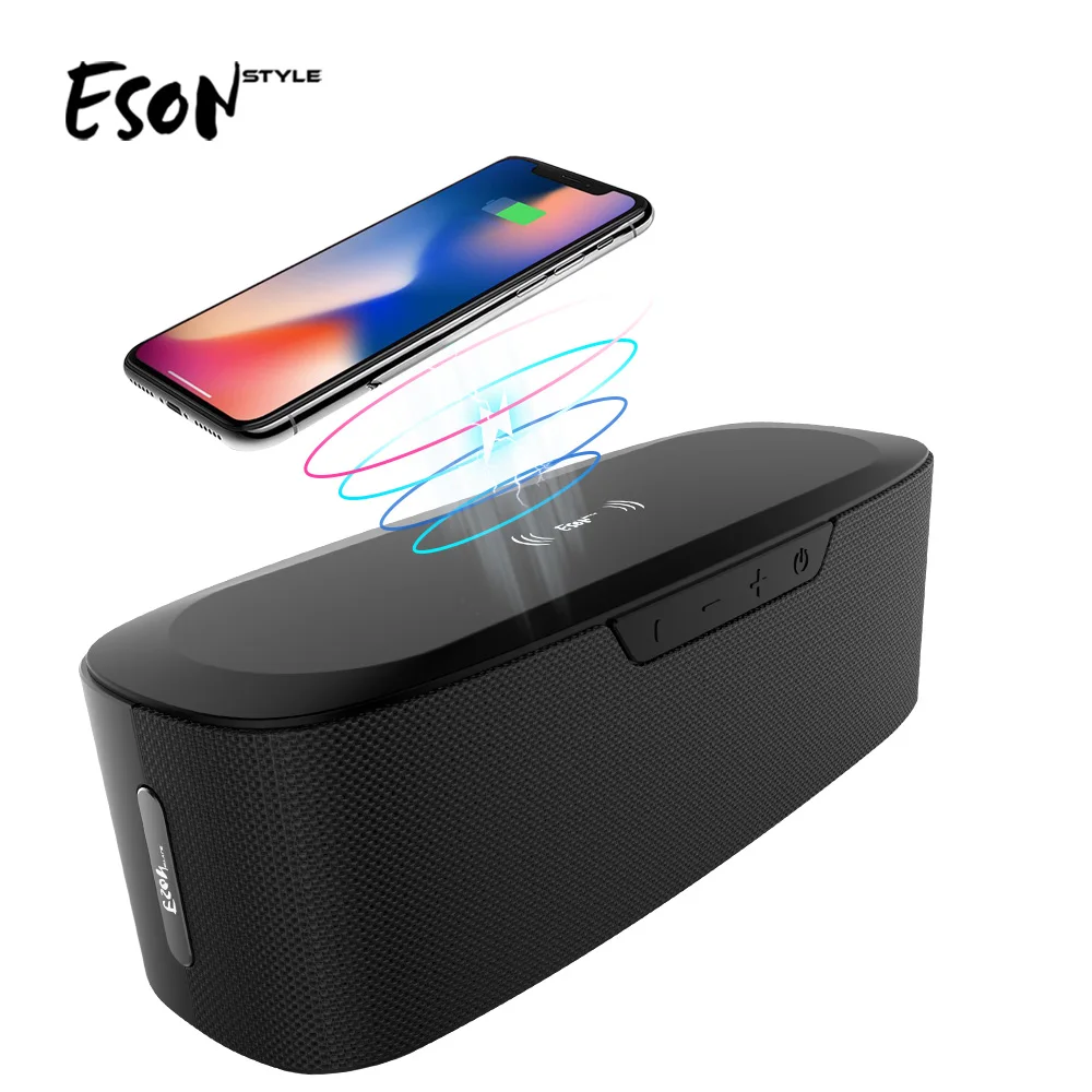 

Eson Style Sexy wireless charger 20W Power Stereo Music new design Portable Bluetooth 5.0 Speakers