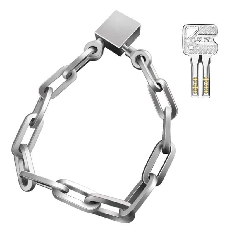 

Factory direct sale high quality manganese steel anti-theft chain bicycle lock motorcycle accessories