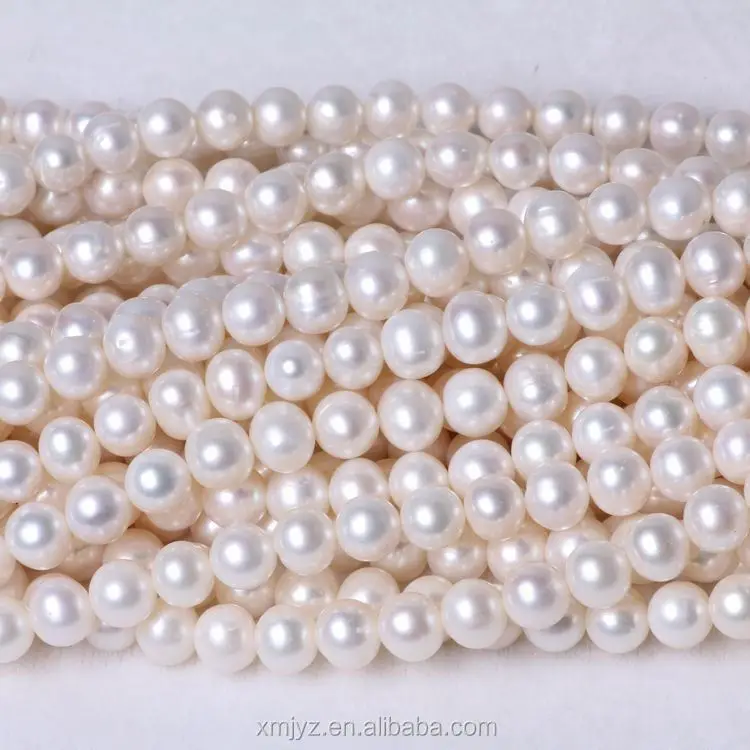 

Certified ZZDIY067 Manufacturers Direct 9-10Mm Round Semi-Finished Pearl Necklace Jewelry Wholesale Holed Loose Pearls