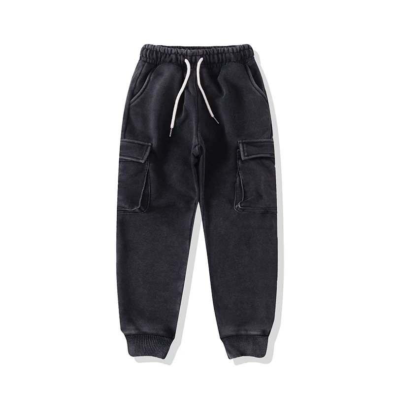 

TILANI Autumn and Winter Children Sweatpants Big Boy BOY'S Industrial Retro Trousers Child Pants, Picture shows