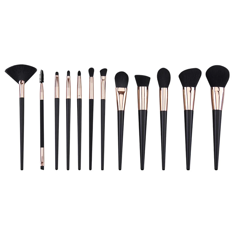 

Various good quality good face black makeup brush set