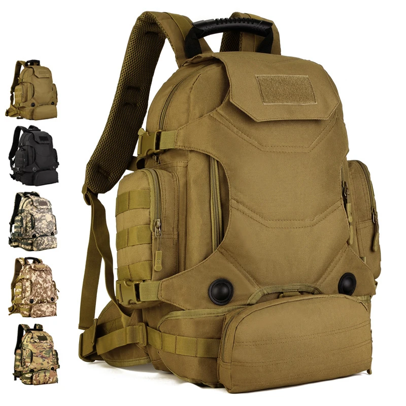 

B086 military laptop backpack military style laptop backpack military sport camping tactical backpack, Black