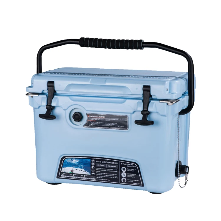 

Amazon hot selling 20 QT plastic ice chest water can beer cooler with handle