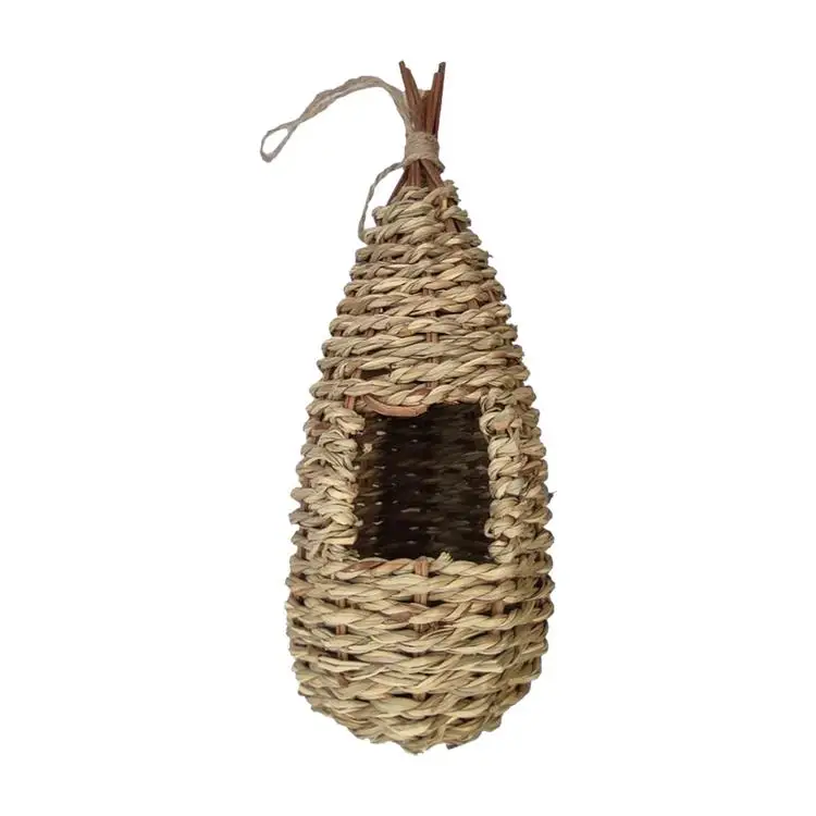 

Garden Hanging Birds Nest Hand-woven Outdoor Hummingbird Cage