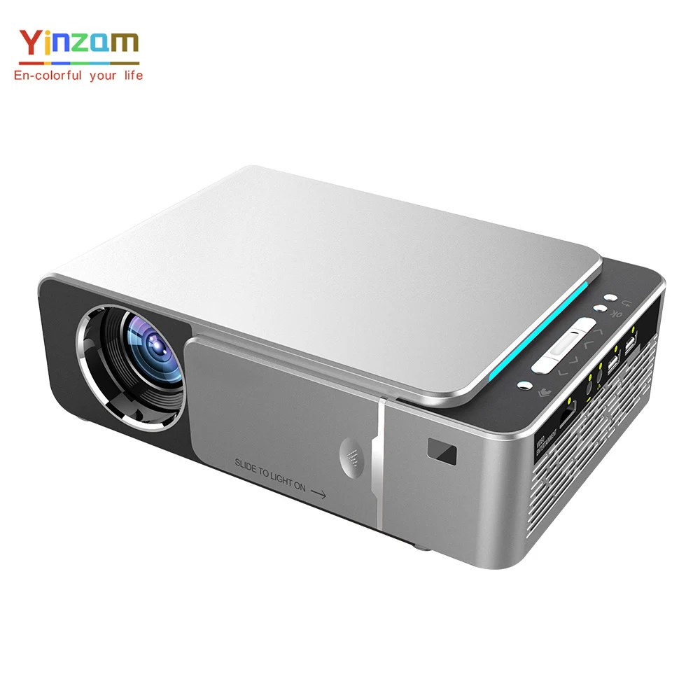 

Yinzam Portable 1080p Home Cinema Projector Video Home Multimedia Video Floor Game Projectors Beamer 3D 4K