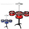 Drum Set for Kids with Cymbal & Drumsticks, Christmas Toy Gift