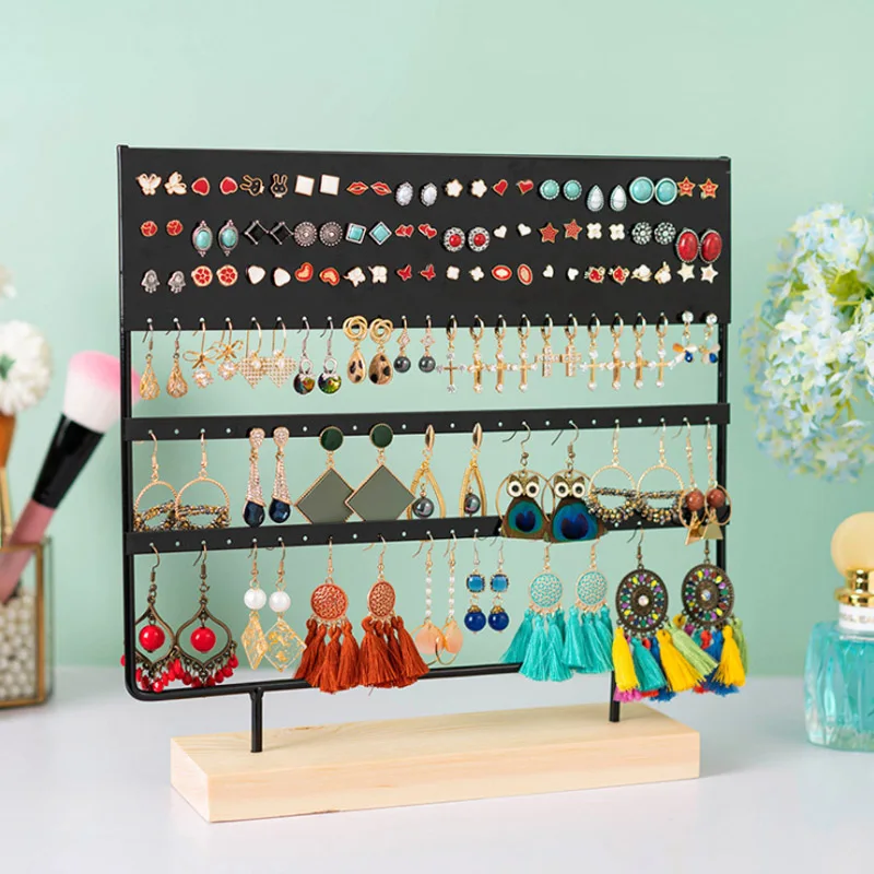 

Top 24/44/66/69/88/144 holes Jewelry Display Stud Earrings Holder Jewellery Rack Wholesale Stand for Earrings Pendants Bracelets