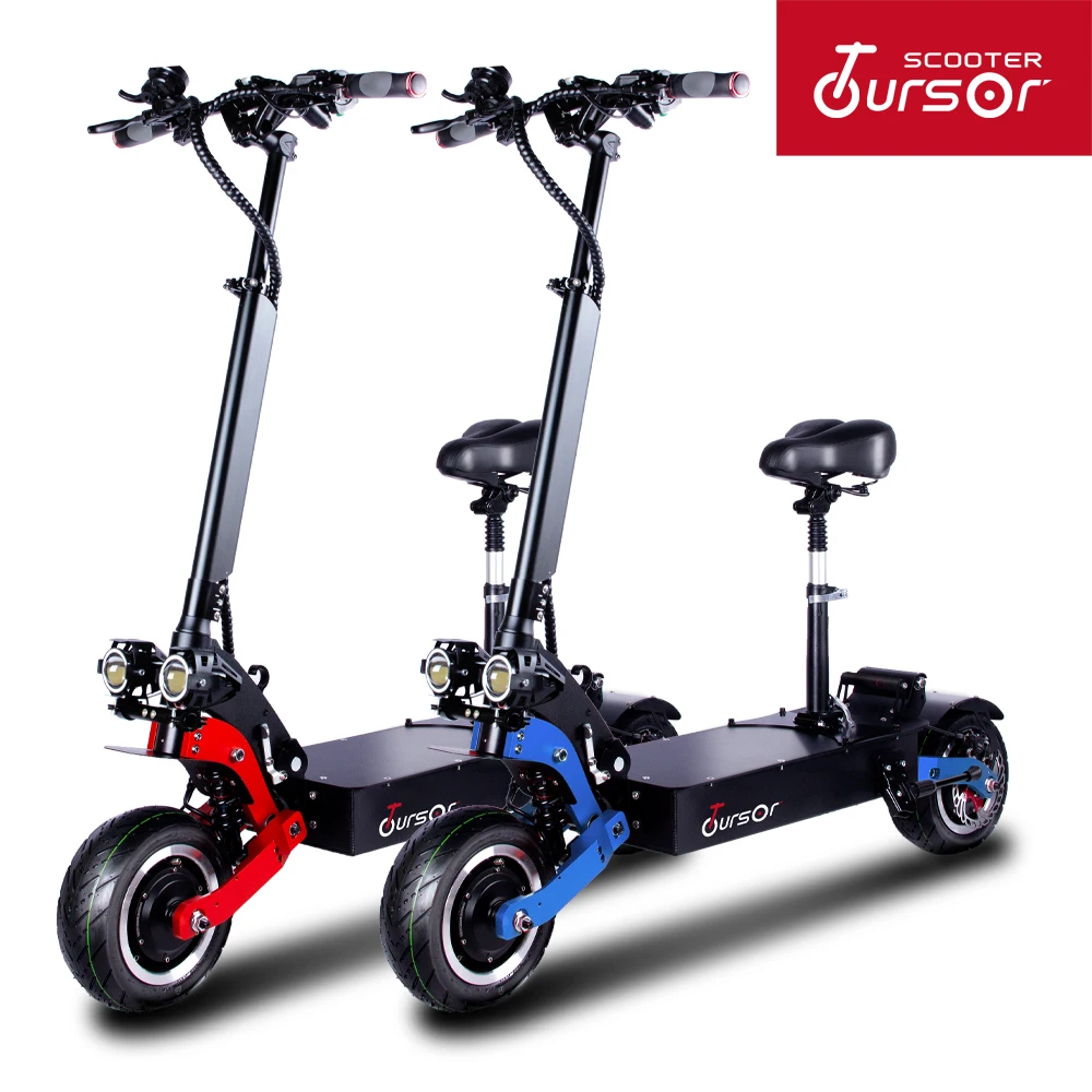 

11 inch 5600W 60V42A folding adult electric scooter, Black