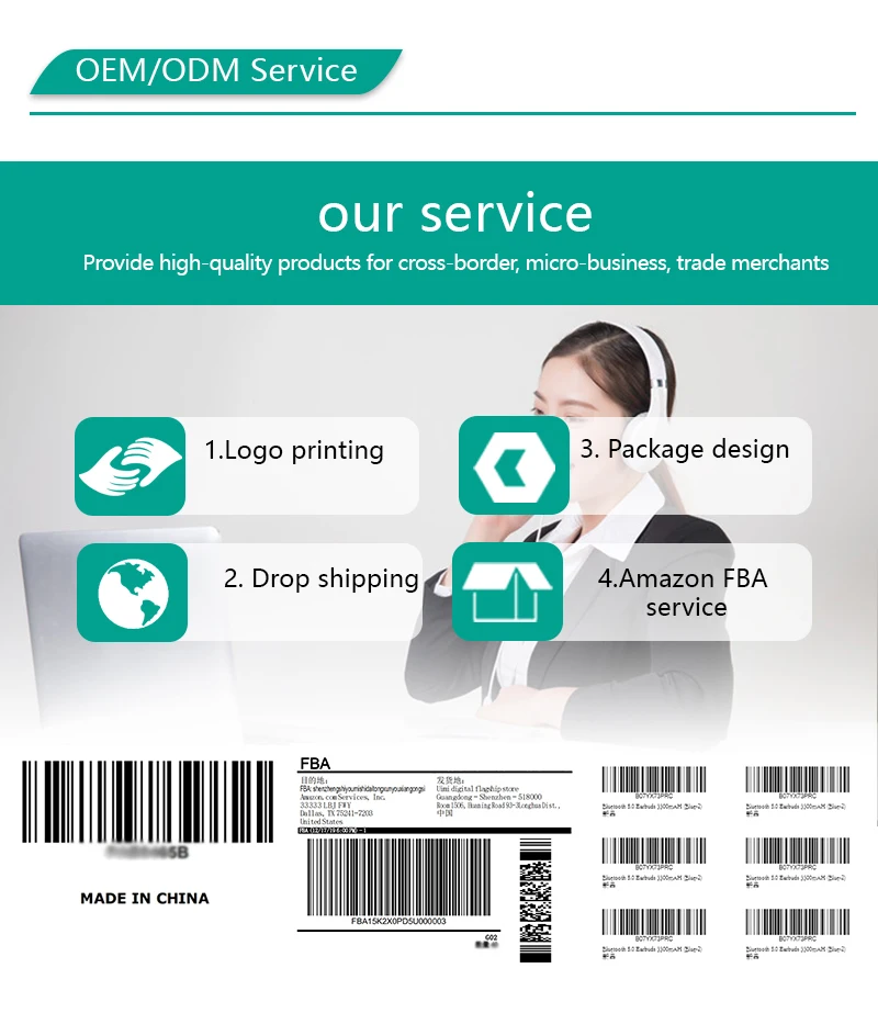 IPX7 Waterproof Wireless Earphone True G09 Support Touch Control with 5000mAh Battery Capacity - ANKUX.COM
