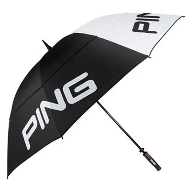 

Ping brand custom design automatic wind vent strong ventilation wind resistance oversize windproof golf umbrella sale