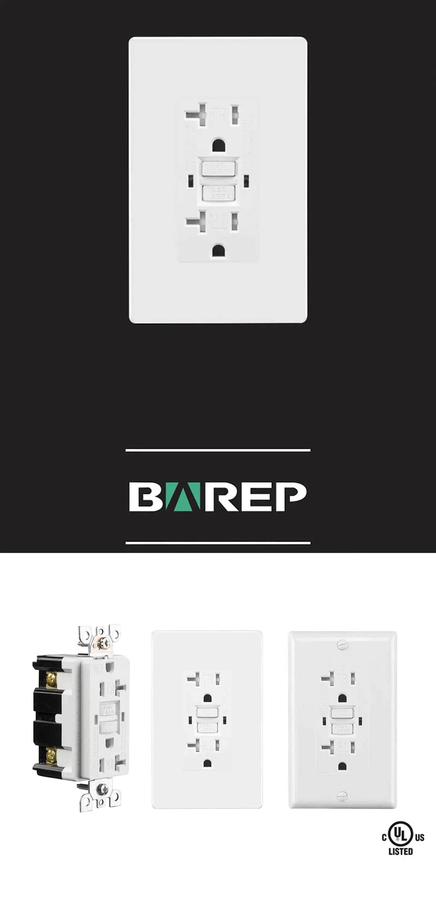 20 Amp Gfci Socket Electrical Ul Listed Usa Standard Electrical Outlet Dimensions Buy Wall