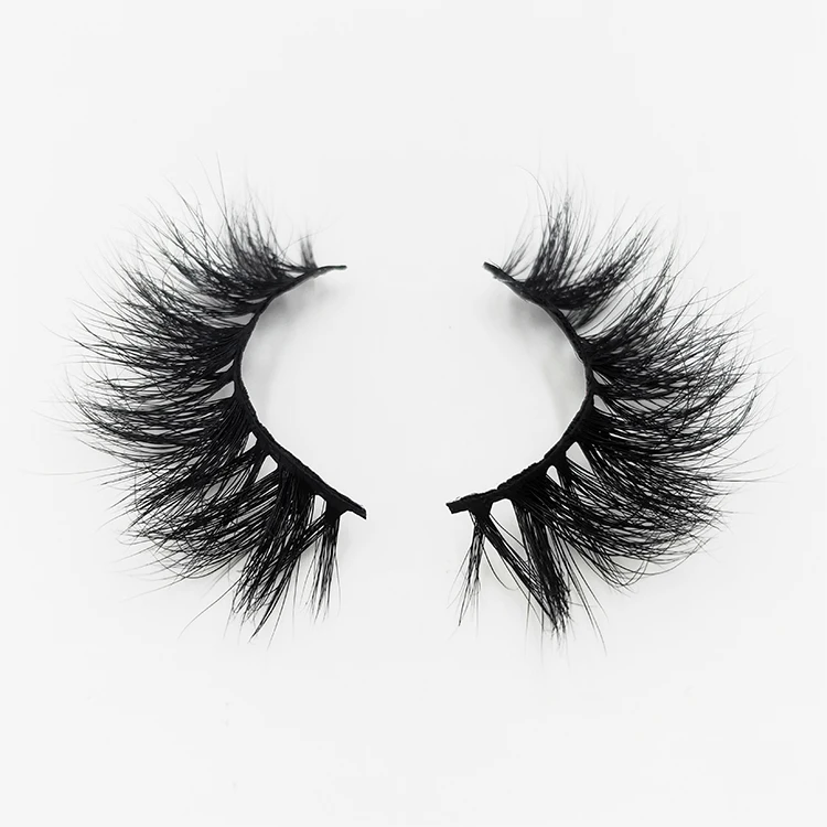 

High quality 100% handmade real siberian fur eyelashes mink 20mm 3d mink lashes