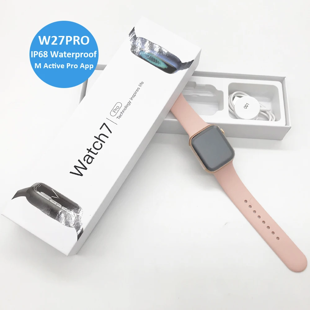 

w27pro Smart Watch 44mm Wireless Charging Sports Waterproof Watch w27pro Upgrade Series 7 Smart Watch7, 4 colors