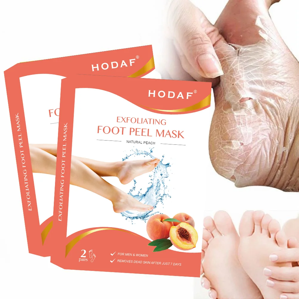

HODAF Natural Peel Off Foot Mask Peach Aroma