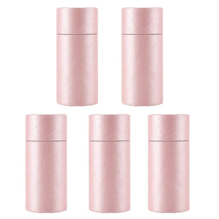 

10ml 30ml 50ml 100ml Round Kraft Paper Jar Tube Cardboard packing Boxes Containers With Lid