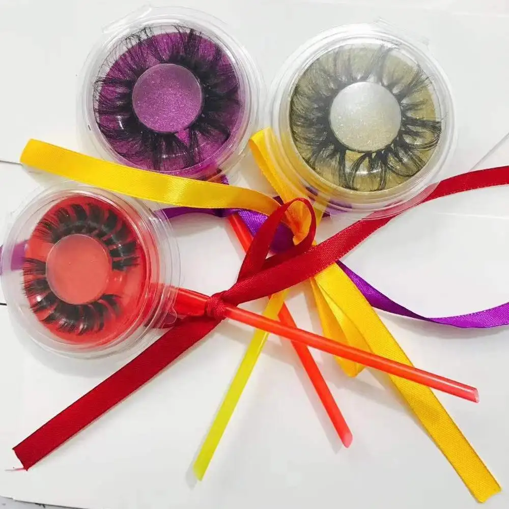 

lashese with case silk lashes lollipop eyelash packaging